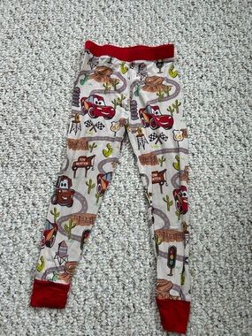 Little Sleepies x Disney Cars pajama pants 2T Lightning McQueen bamboo